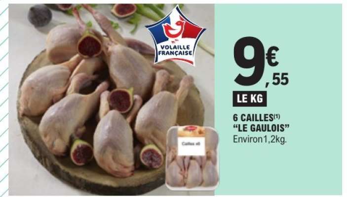 6 Cailles 'Le Gaulois'