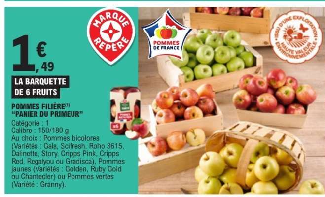 LA BARQUETTE DE 6 FRUITS