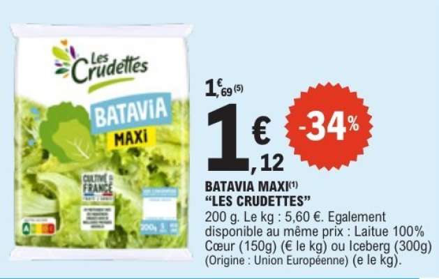 BATAVIA MAXI "LES CRUDETTES"