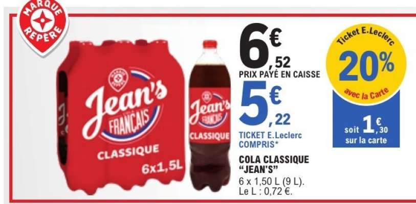 Cola Classique "Jean's"