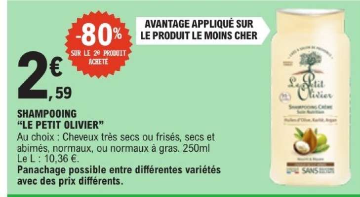 SHAMPOOING "LE PETIT OLIVIER"