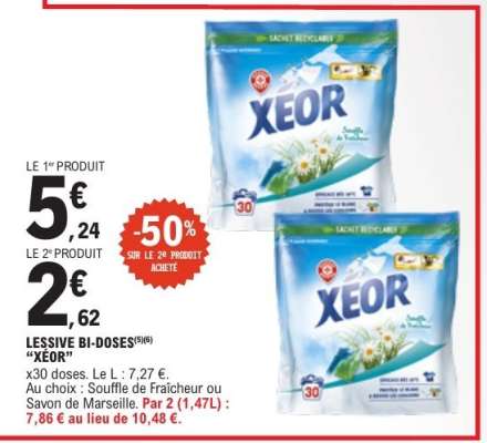 LESSIVE BI-DOSES "XEOR"