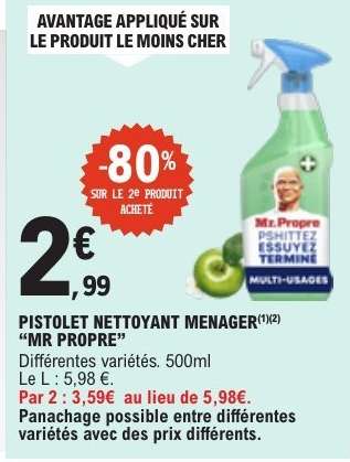 PISTOLET NETTOYANT MÉNAGER "MR PROPRE"