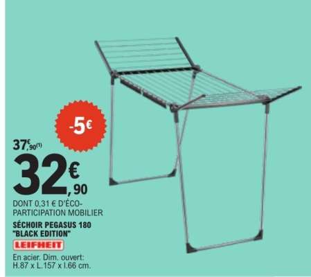 SÉCHOIR PEGASUS 180 BLACK EDITION