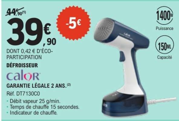 DÉFROISSEUR “CALOR”