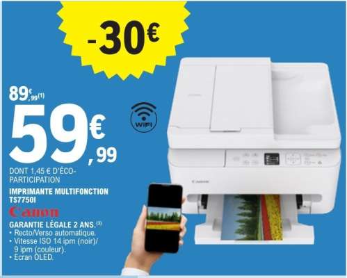 IMPRIMANTE MULTIFONCTION TS7750I