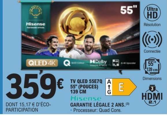 TV QLED 55E7Q