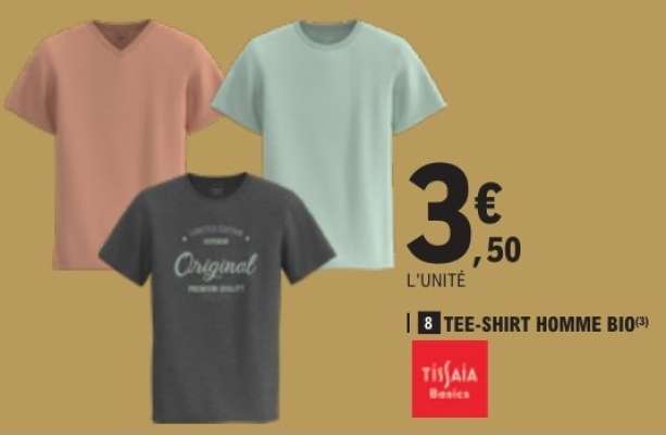 TEE-SHIRT HOMME BIO
