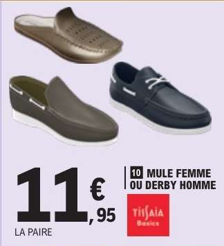 Mule Femme ou Derby Homme