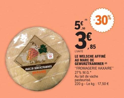 LE WELSCHE AFFINÉ AU MARC DE GEWURZTRAMINER