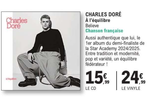 CHARLES DORÉ - À l'équilibre