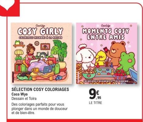 SÉLECTION COSY COLORIAGES