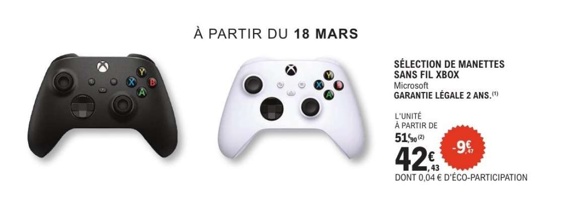 SÉLECTION DE MANETTES SANS FIL XBOX
