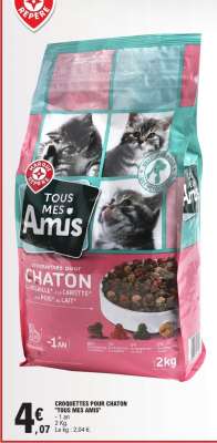CROQUETTES POUR CHATON "TOUS MES AMIS"