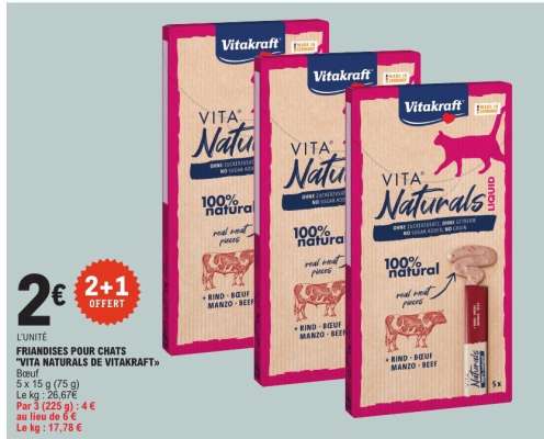 FRIANDISES POUR CHATS "VITA NATURALS DE VITAKRAFT"