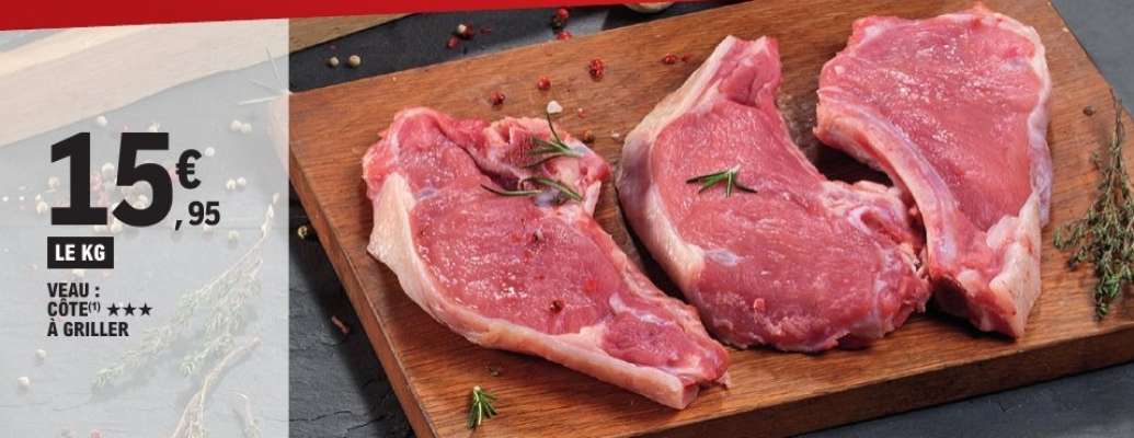 VEAU : COTE A GRILLER