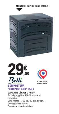 Composteur Compost'Eco 350 L