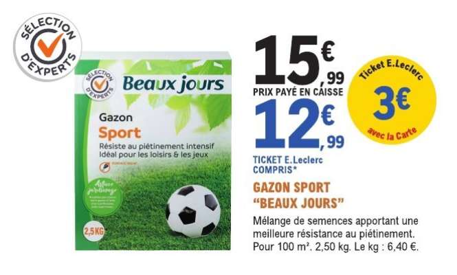 Gazon Sport 'Beaux Jours'