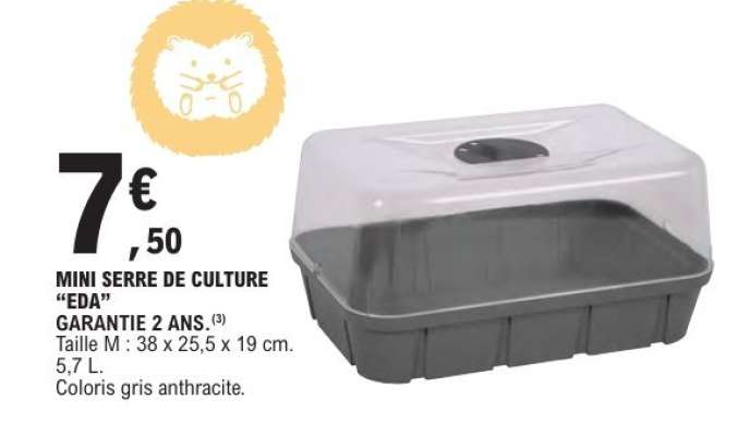 MINI SERRE DE CULTURE "EDA"