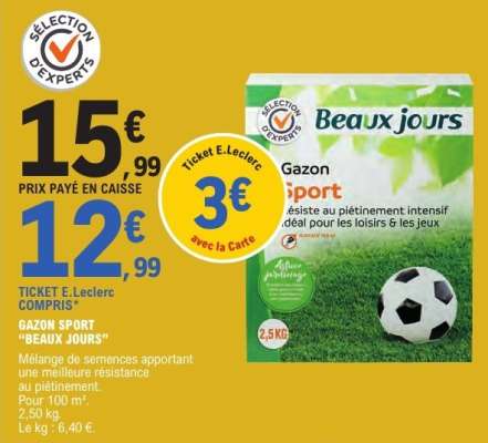 Gazon Sport 'Beaux Jours'