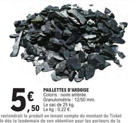 PAILLETTES D’ARDOISE