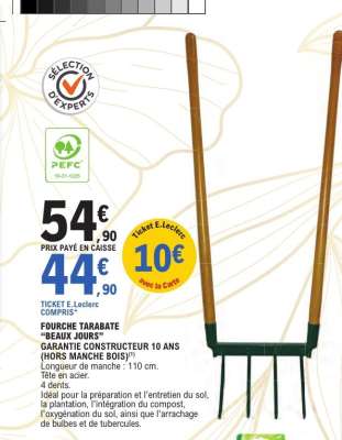 FOURCHE TARABATE “BEAUX JOURS”