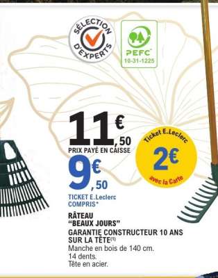 Râteau 'Beaux Jours'