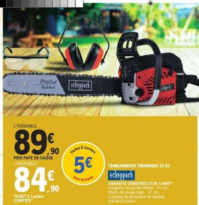 TRONÇONNEUSE THERMIQUE 53 CC