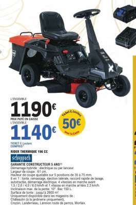 RIDER THERMIQUE 196 CC