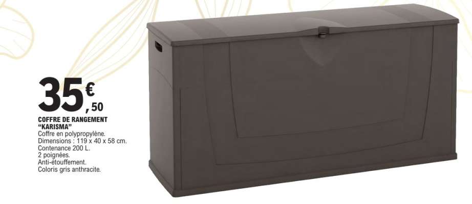 Coffre de rangement Karisma