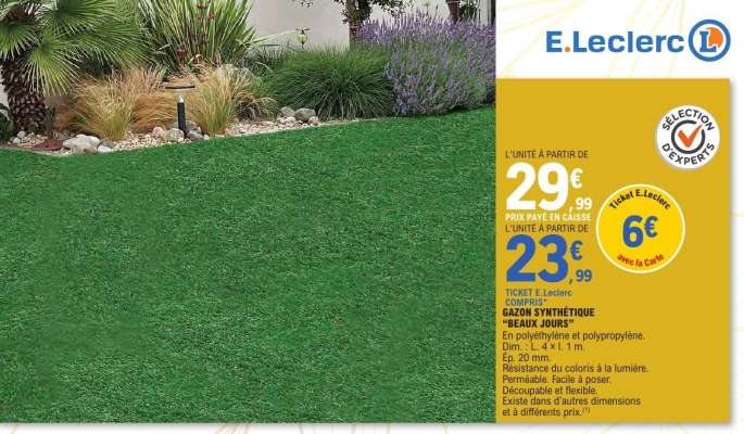 Gazon Synthétique 'Beaux Jours'