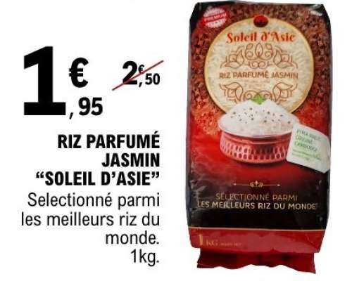 RIZ PARFUMÉ JASMIN "SOLEIL D’ASIE"