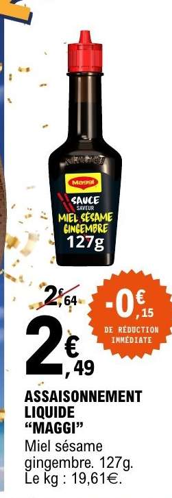 ASSAISONNEMENT LIQUIDE "MAGGI"