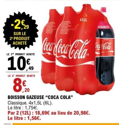 Boisson Gazeuse 'Coca Cola'