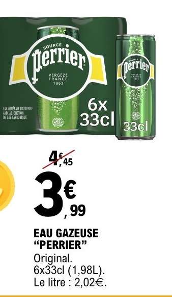 EAU GAZEUSE “PERRIER”