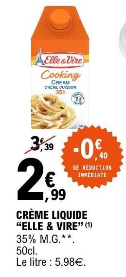 CRÈME LIQUIDE “ELLE & VIRE”