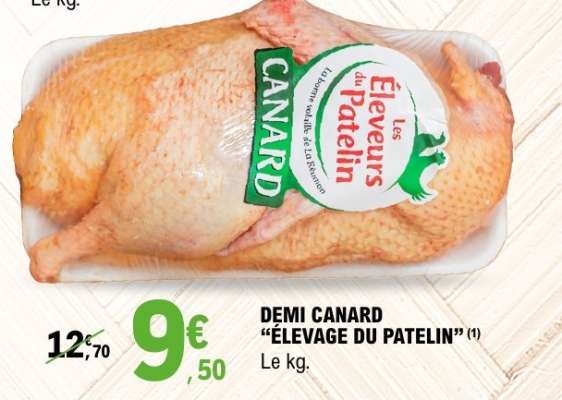 DEMI CANARD "ELEVAGE DU PATELIN"
