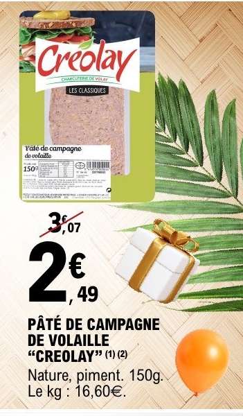 Pâté de Campagne de Volaille 'Créolay'