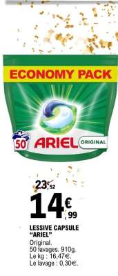 LESSIVE CAPSULE "ARIEL"