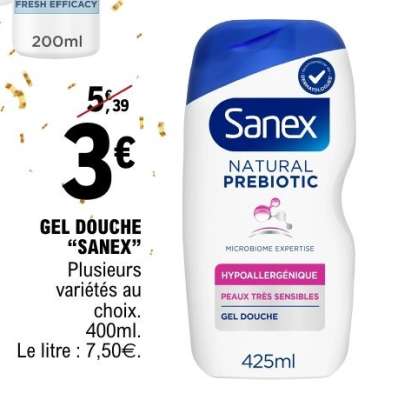 Gel Douche Sanex