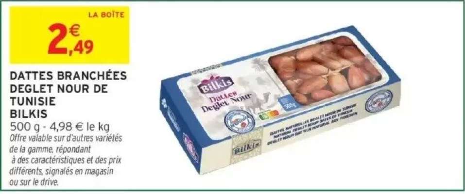DATTES BRANCHÉES DEGLET NOUR DE TUNISIE BILKIS