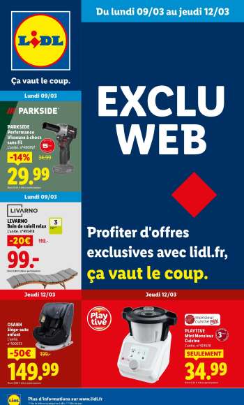Catalogue Lidl - 09/03/2026 - 12/03/2026.