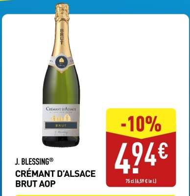 J. Blessing Crémant d'Alsace Brut AOP