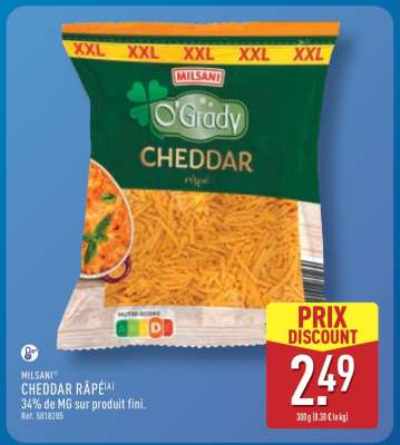 MILSANI® CHEDDAR RÂPÉ