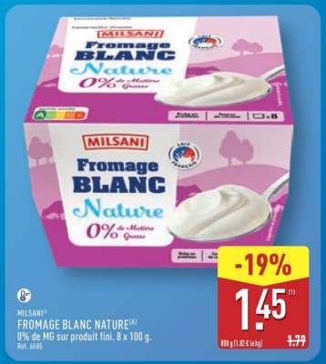 MILSANI FROMAGE BLANC NATURE