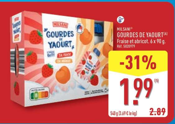 MILSANI GOURDES DE YAOURT