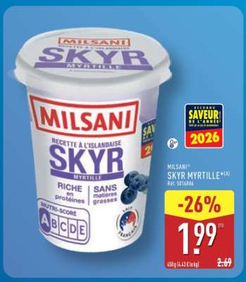 MILSANI Skyr Myrtille