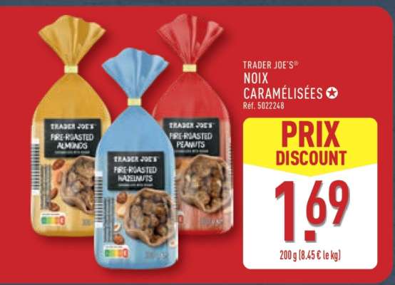 TRADER JOE'S NOIX CARAMÉLISÉES