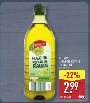 BELLASAN® HUILE DE PÉPINS DE RAISIN