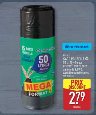 FOLIA® SACS POUBELLE